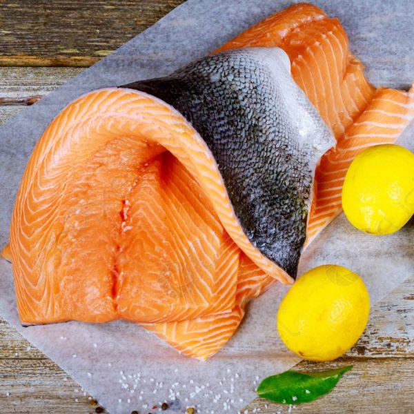 Filete de salmón con piel, precio por libra - Imagen 3